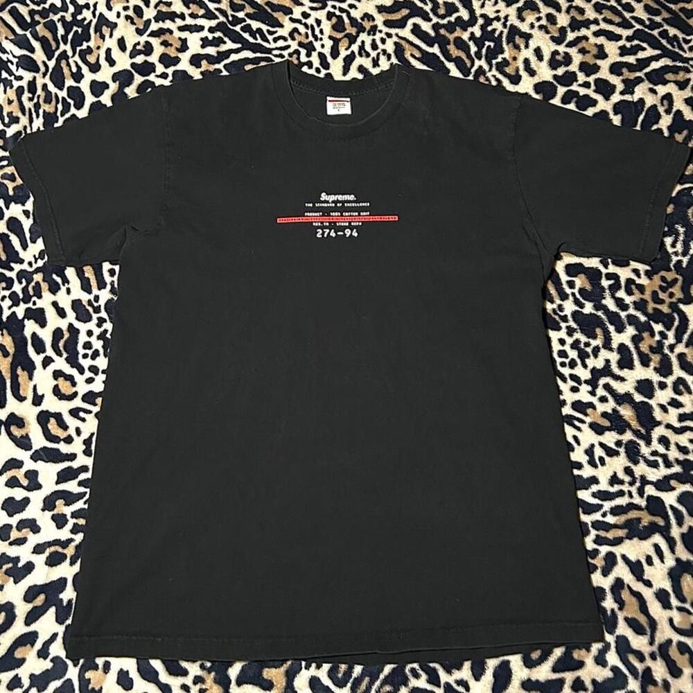 Supreme Men's Black T-shirt